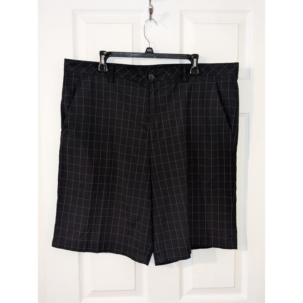 Ashworth Golf Shorts Plaid Flat Front‎ Casual Shorts 40W